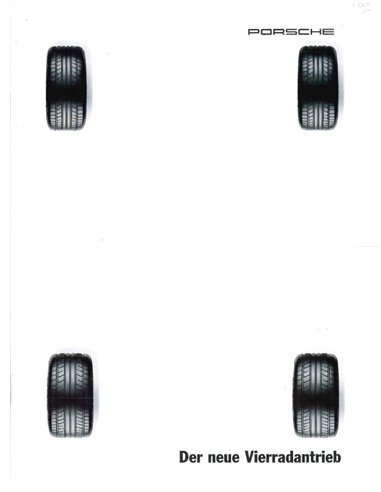 1995 PORSCHE 911 CARRERA 4 BROCHURE DUITS