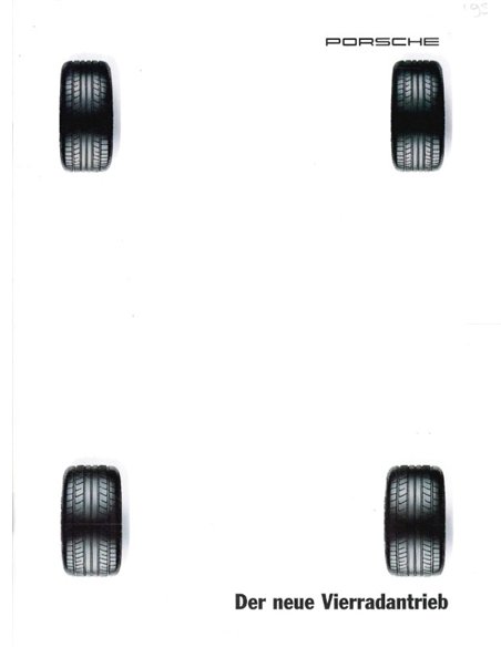 1995 PORSCHE 911 CARRERA 4 BROCHURE GERMAN