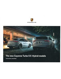 2020 PORSCHE CAYENNE TURBO S E-HYBRID HARDBACK BROCHURE ENGLISH