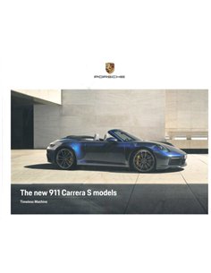 2020 PORSCHE 911 CARRERA S HARDCOVER PROSPEKT ENGLISCH