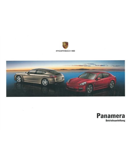 2011 PORSCHE PANAMERA INSTRUCTIEBOEKJE DUITS