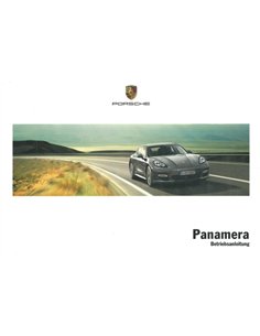 2013 PORSCHE PANAMERA INSTRUCTIEBOEKJE NEDERLANDS