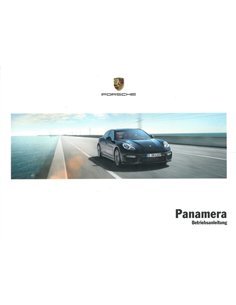 2014 PORSCHE PANAMERA INSTRUCTIEBOEKJE DUITS 
