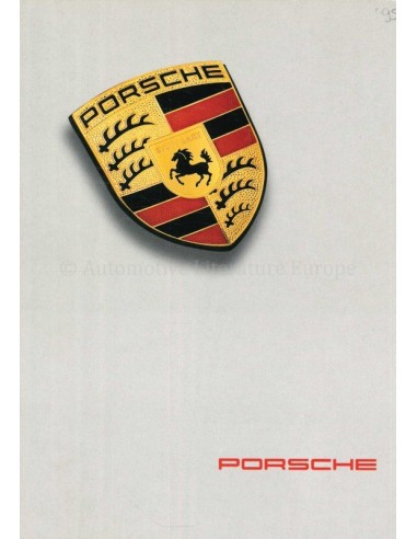 1995 PORSCHE RANGE BROCHURE GERMAN