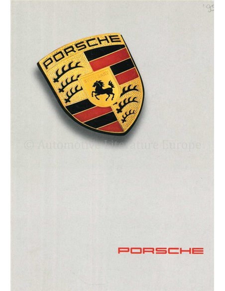1995 PORSCHE PROGRAMM PROSPEKT DEUTSCH