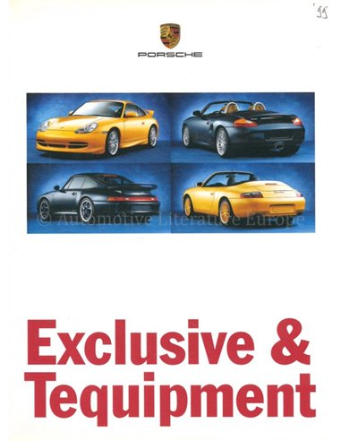1999 PORSCHE EXCLUSIVE | TEQUIPMENT PROSPEKT DEUTSCH