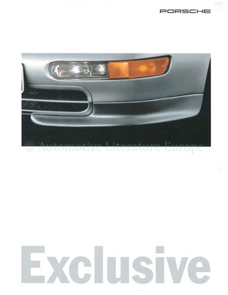1995 PORSCHE 911 EXCLUSIVE PROSPEKT DEUTSCH