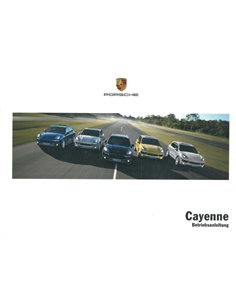 2011 PORSCHE CAYENNE INSTRUCTIEBOEKJE DUITS