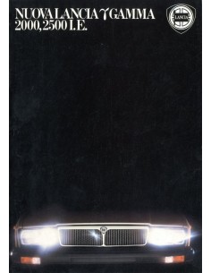 1981 LANCIA GAMMA BERLINA & COUPE BROCHURE ITALIAANS