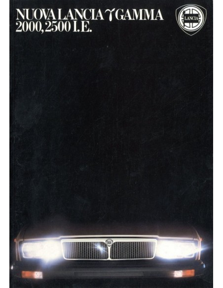1981 LANCIA GAMMA BERLINA & COUPE BROCHURE ITALIAANS