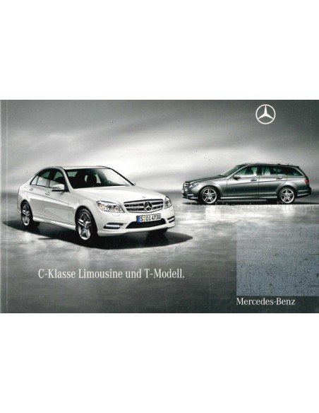 2010 MERCEDES BENZ C KLASSE SEDAN | ESTATE BROCHURE DUITS