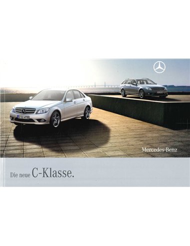 2008 MERCEDES BENZ C KLASSE SEDAN | ESTATE BROCHURE DUITS