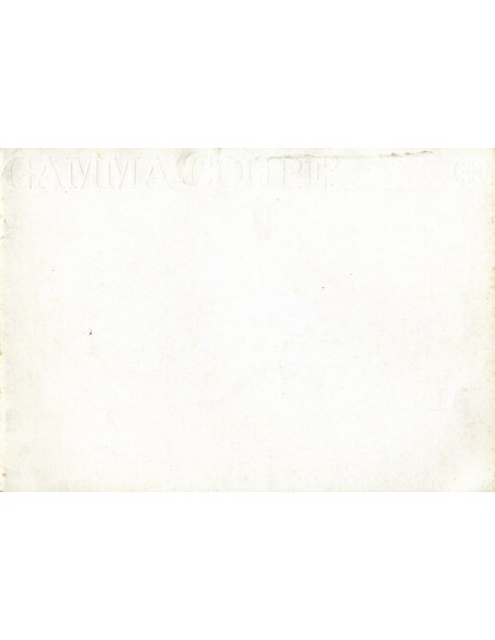 1979 LANCIA GAMMA COUPE BROCHURE ITALIAANS