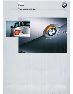 2003 BMW Z4 PRESSEMAPPE ENGLISCH