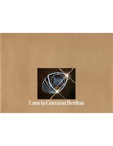 1979 LANCIA GAMMA BERLINA BROCHURE DUITS