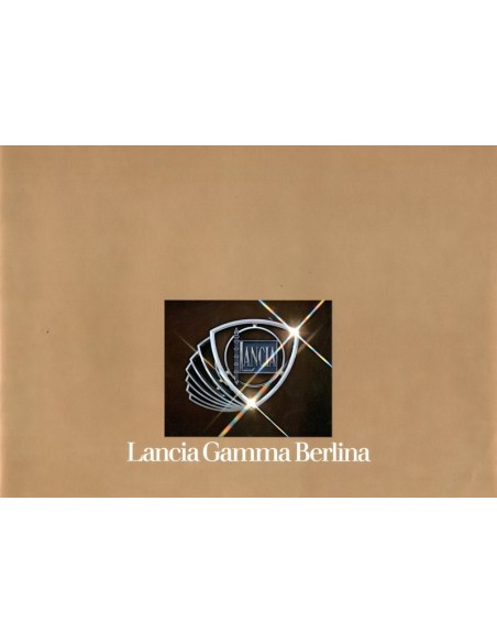 1979 LANCIA GAMMA BERLINA BROCHURE DUITS