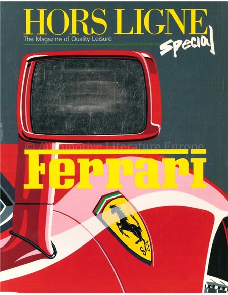 1988 FERRARI SPECIAL HORS LIGNE (THE MAGAZINE OF QUALITY LEISURE)