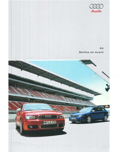 2003 AUDI S4 BROCHURE NEDERLANDS