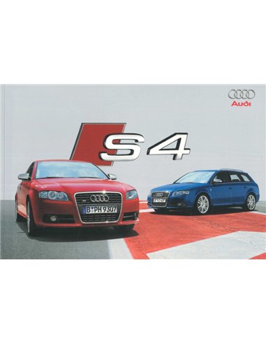 2007 AUDI S4 BROCHURE DUITS 