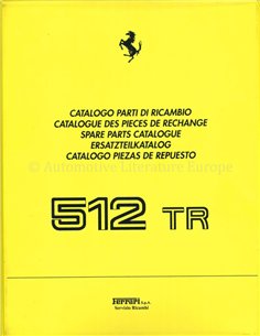 1992 FERRARI 512 TR ONDERDELENHANDBOEK 708/92