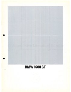 1967 BMW 1600 GT PROSPEKT NIEDERLÄNDISCH
