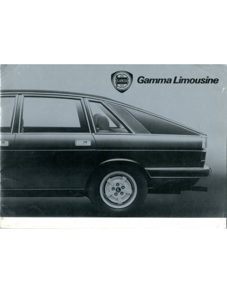 1978 LANCIA GAMMA BERLINA BROCHURE DUITS