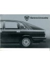 1978 LANCIA GAMMA BERLINA BROCHURE DUITS