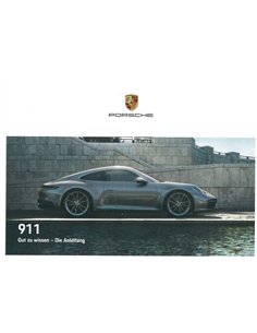2020 PORSCHE 911 CARRERA INSTRUCTIEBOEKJE DUITS