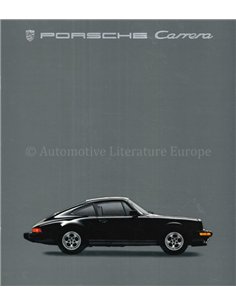 1985 PORSCHE 911 CARRERA BROCHURE ENGLISH (US)