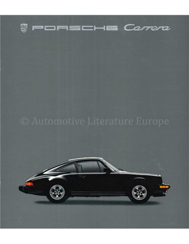 1985 PORSCHE 911 CARRERA PROSPEKT ENGLISCH (USA)