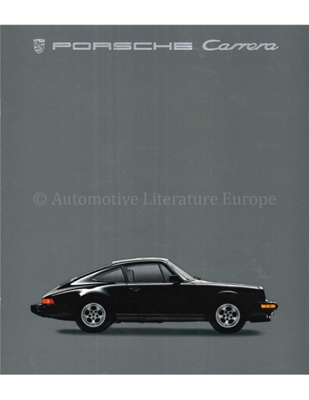 1985 PORSCHE 911 CARRERA BROCHURE ENGLISH (US)