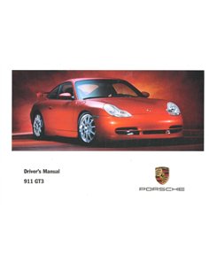 2000 PORSCHE 911 GT3 BETRIEBSANLEITUNG ENGLISCH