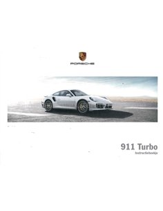 2015 PORSCHE 911 TURBO INSTRUCTIEBOEKJE NEDERLANDS