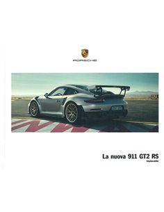 2010 PORSCHE 911 GT2 RS HARDCOVER PROSPEKT ITALIENISCH