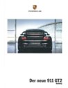 2008 PORSCHE 911 GT2 HARDCOVER BROCHURE DUITS