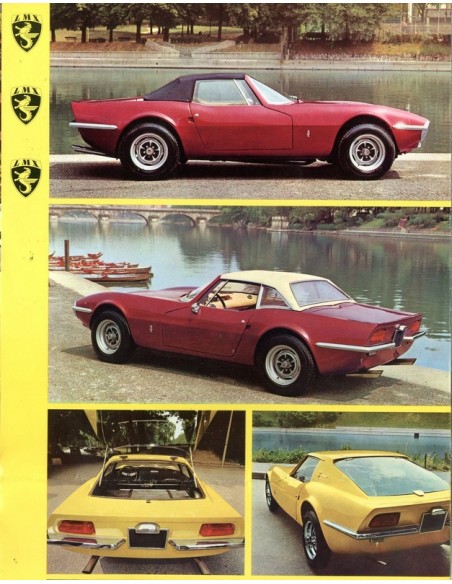1969 LMX 2300 HCS COUPE SPYDER BROCHURE