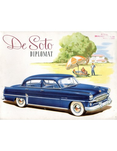 1953 DE SOTO DIPLOMAT BROCHURE ENGELS