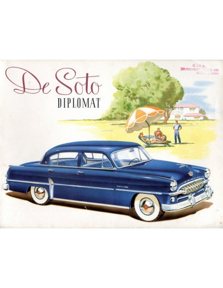 1953 DE SOTO DIPLOMAT BROCHURE ENGELS