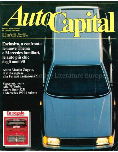 1986 AUTOCAPITAL MAGAZINE 04 ITALIAANS
