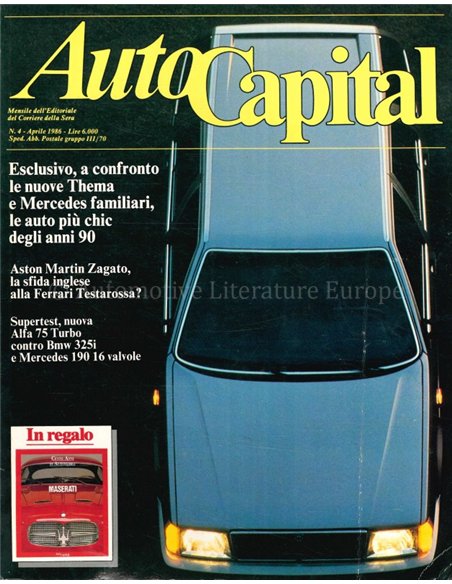 1986 AUTOCAPITAL MAGAZINE 04 ITALIAANS