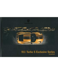 2018 PORSCHE 911 TURBO S EXCLUSIVE SERIES HARDBACK BROCHURE ENGLISH (US)
