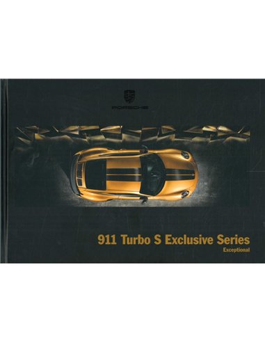 2018 PORSCHE 911 TURBO S EXCLUSIVE SERIES HARDBACK BROCHURE ENGLISH (US)