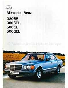 1981 MERCEDES BENZ S KLASSE BROCHURE FRANS