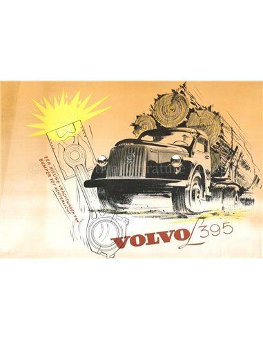 1951 VOLVO L395 BROCHURE NEDERLANDS