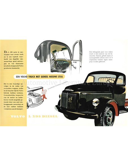 1951 VOLVO L395 PROSPEKT NIEDERLÄNDISCH