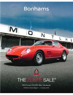 2019 BONHAMS THE ZOUTE SALE, 1965 FERRARI 275 GTB ALLOY BERLINETTA AUCTION CATALOGUE