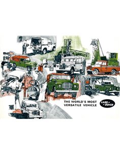 1972 LAND ROVER SERIES III BROCHURE ENGELS