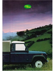 1986 LAND ROVER 90 110 PROSPEKT ENGLISCH
