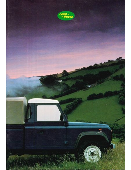 1986 LAND ROVER 90 110 PROSPEKT ENGLISCH