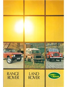 1983 LAND ROVER 88 | 110 | RANGE ROVER BROCHURE ENGLISH